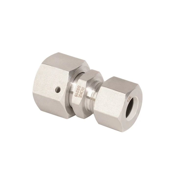 Stainless Steel Swivel Nut Straight Fitting